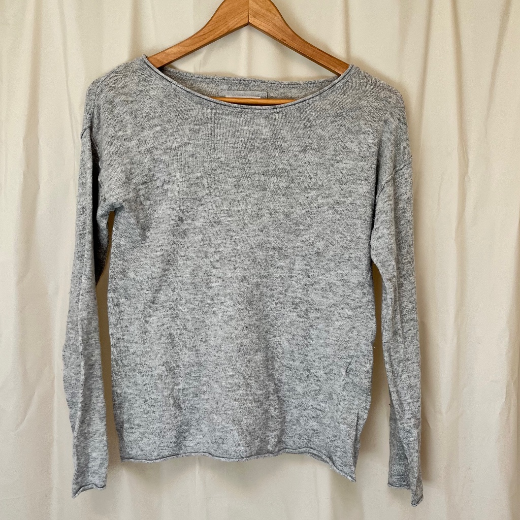 H&M Logg Gray Basic Sweater